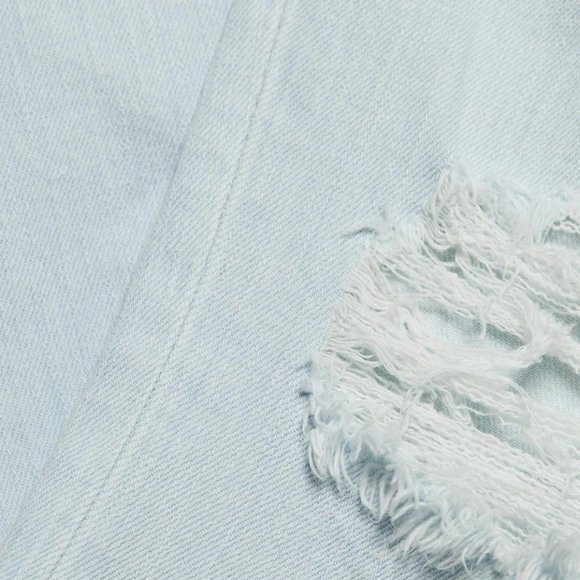 NEW L'AGENCE Size 29 (6-8) Women's High Line Destroyed Slim Jeans, Fade Out - Picture 7 of 7